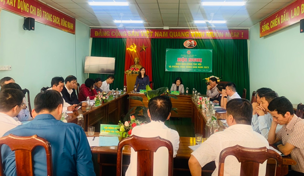 Hội Nông dân tỉnh Đắk Lắk tổ chức Hội nghị giao ban Cụm thi đua số 1 năm 2023 tại huyện Ea H’Leo